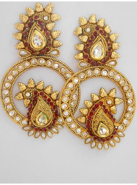 Polki Earrings